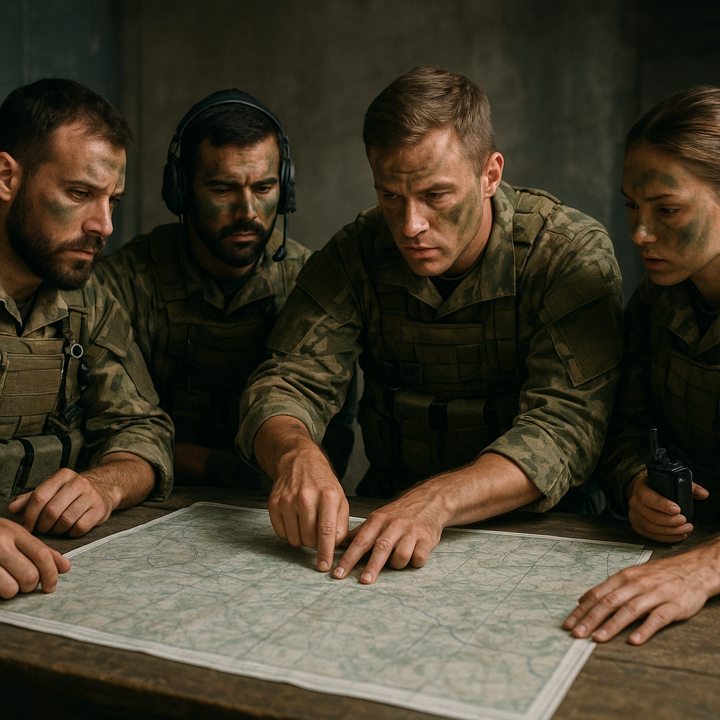 Jak komandosi planują i analizują misję