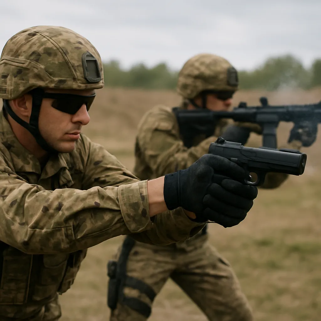 Jak wyglądają ćwiczenia z użyciem amunicji ślepej i ostrej