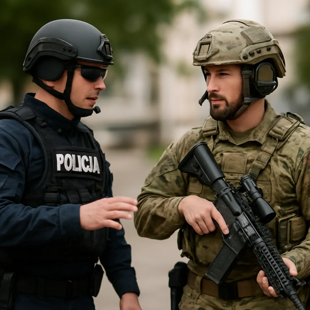 W jaki sposób komandosi współpracują z siłami policyjnymi