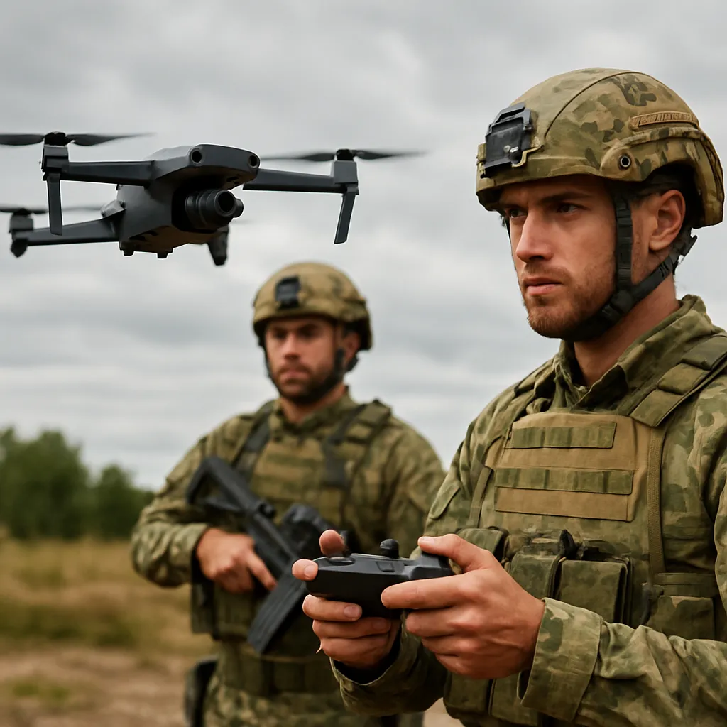 Jak komandosi trenują współpracę z dronami rozpoznawczymi